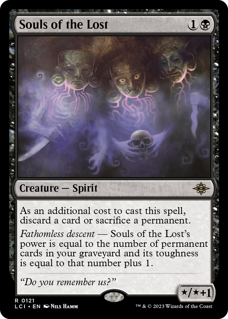 Image of Souls of the Lost (LCI-121) - The Lost Caverns of Ixalan Foil