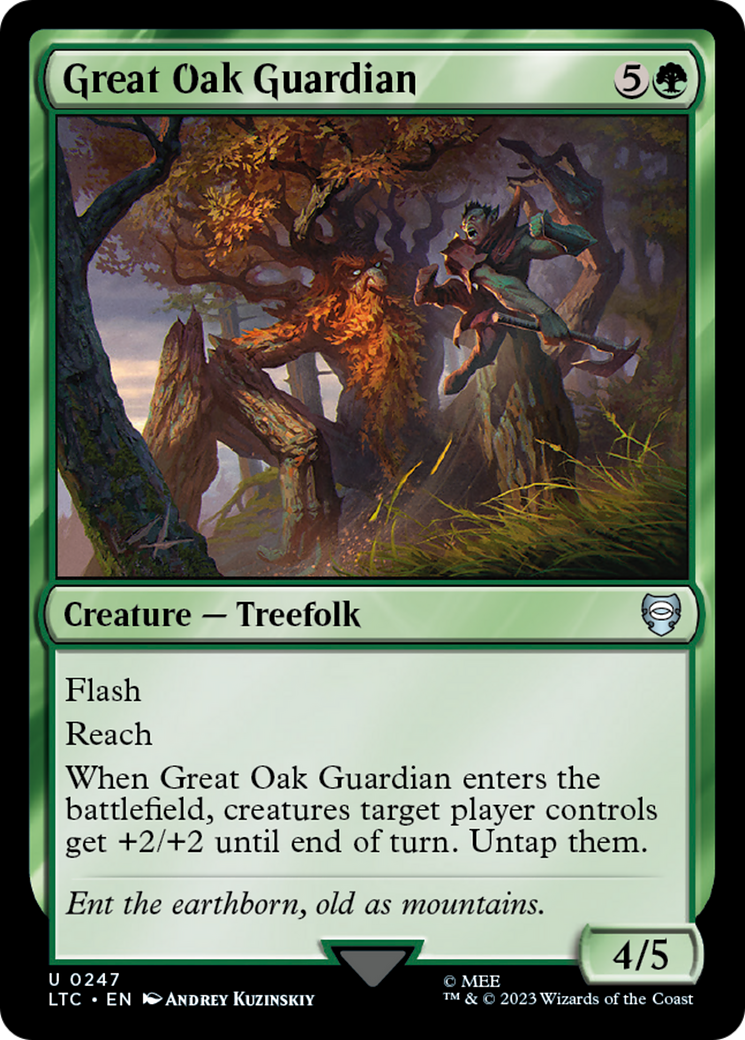Image of Great Oak Guardian (LTC-247) - Tales of Middle-earth Commander
