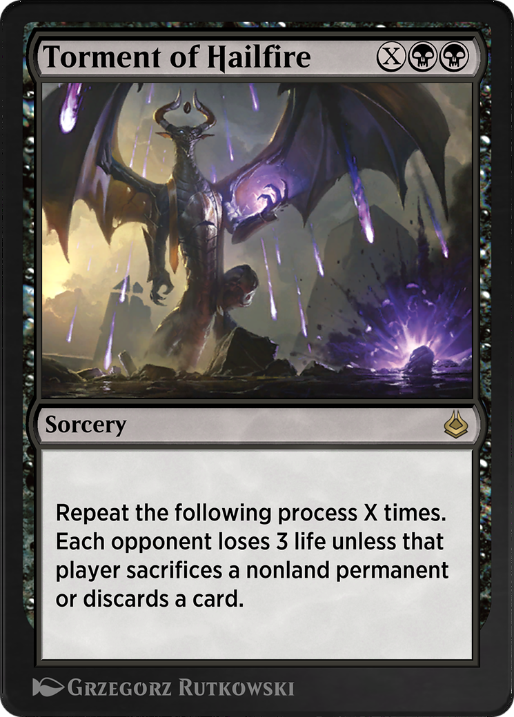 Image of Torment of Hailfire (AKR-128) - Amonkhet Remastered