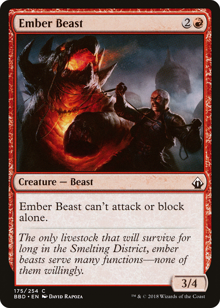 Image of Ember Beast (BBD-175) - Battlebond Foil
