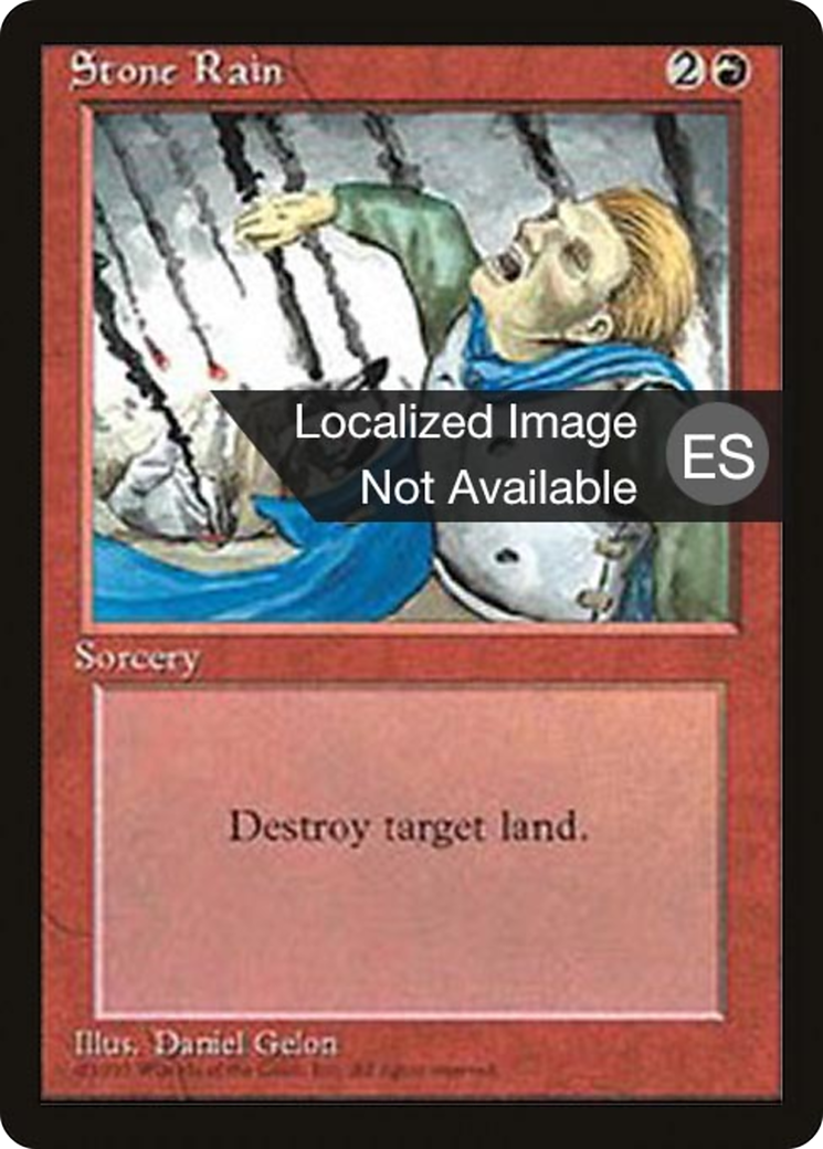 Image of Stone Rain (4BB-) - Fourth Edition Foreign Black Border