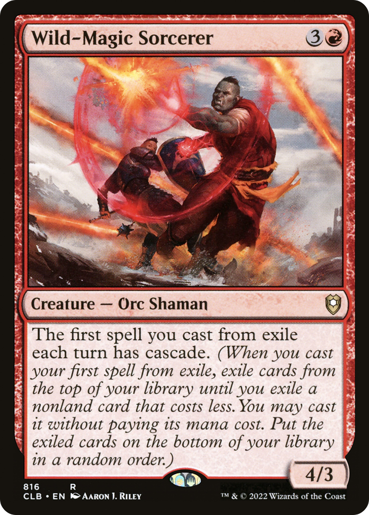 Image of Wild-Magic Sorcerer (CLB-816) - Commander Legends: Battle for Baldur's Gate