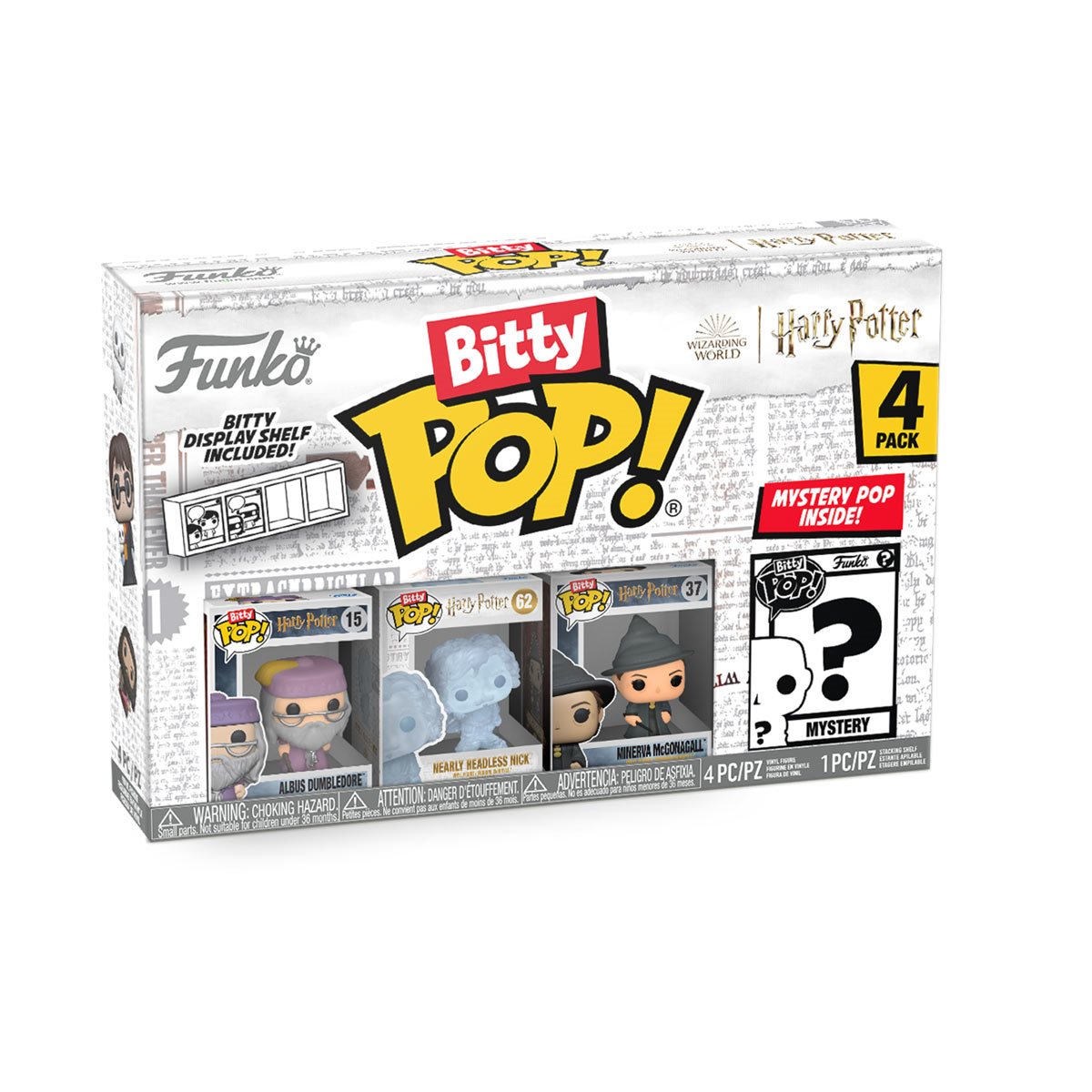 Image of Harry Potter Dumbledore Funko Bitty Pop! Mini-Figure 4-Pack