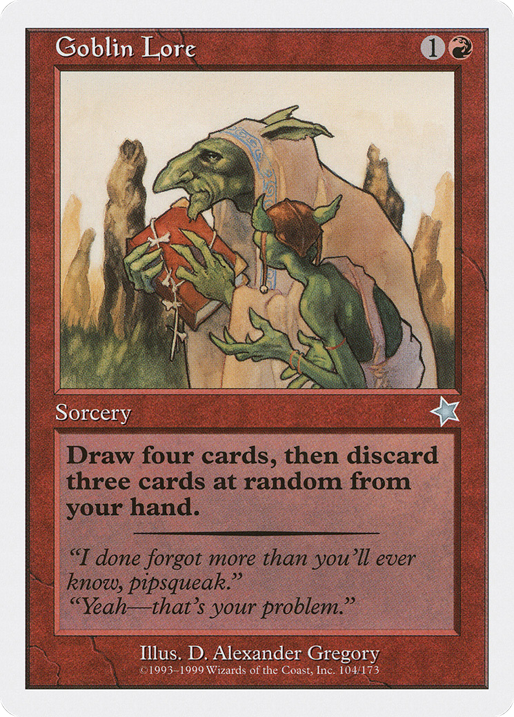 Image of Goblin Lore (S99-104) - Starter 1999