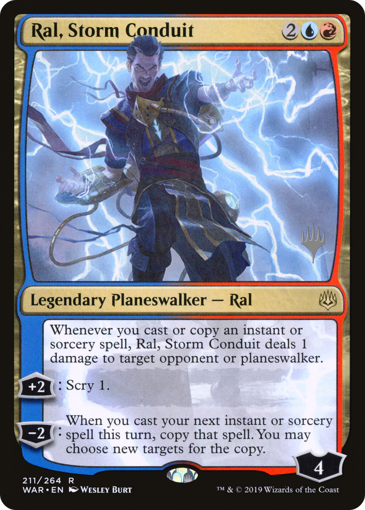 Image of Ral, Storm Conduit (PPELD-211P) - War of the Spark Promos Foil