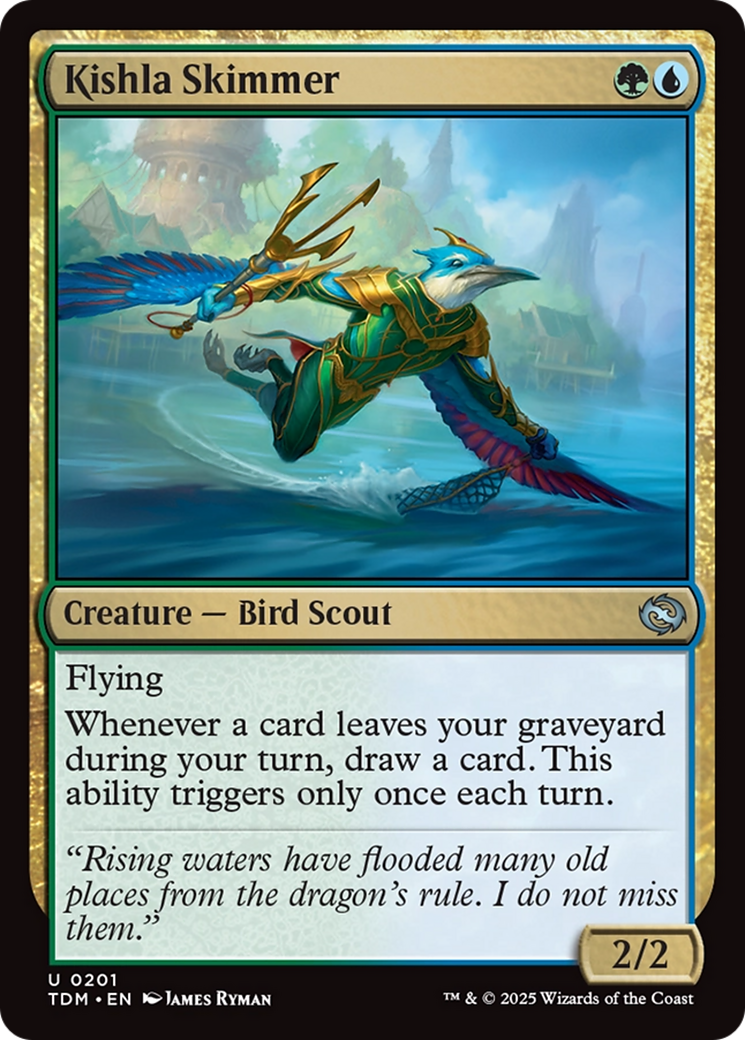 Image of Kishla Skimmer (TDM-201) - Tarkir: Dragonstorm Foil