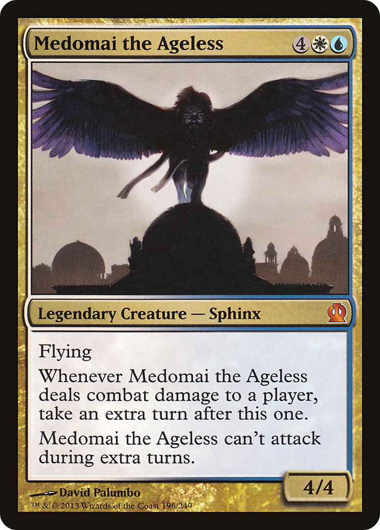 Image of Medomai the Ageless (THS-196) - Theros Foil