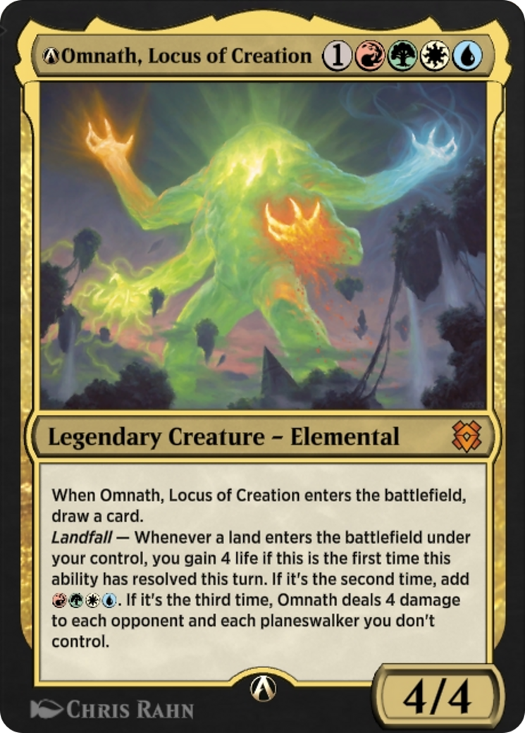 Image of A-Omnath, Locus of Creation (ZNR-A-232) - Zendikar Rising