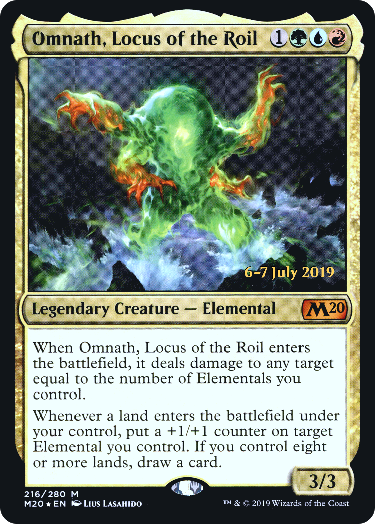 Image of Omnath, Locus of the Roil (PRE-216) - Core Set 2020 Promos Foil