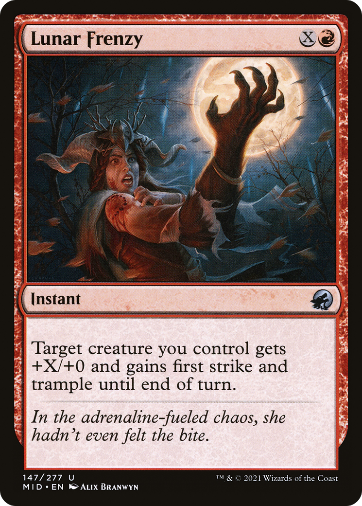 Image of Lunar Frenzy (MID-147) - Innistrad: Midnight Hunt
