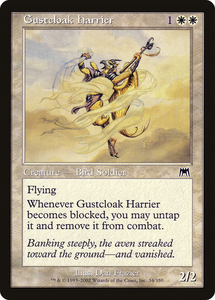 Image of Gustcloak Harrier (ONS-034) - Onslaught Foil