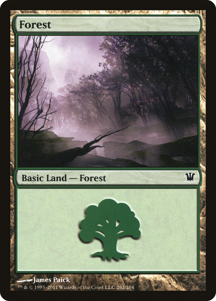 Image of Forest (262) (ISD-262) - Innistrad Foil