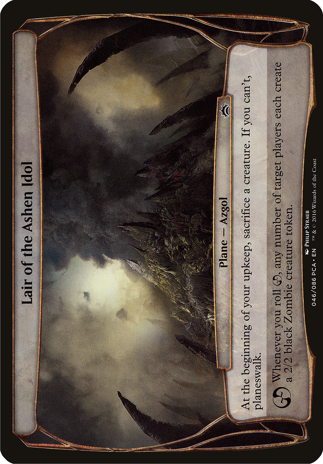Image of Lair of the Ashen Idol (Planechase Anthology) (OVER-046) - Planechase Anthology Planes