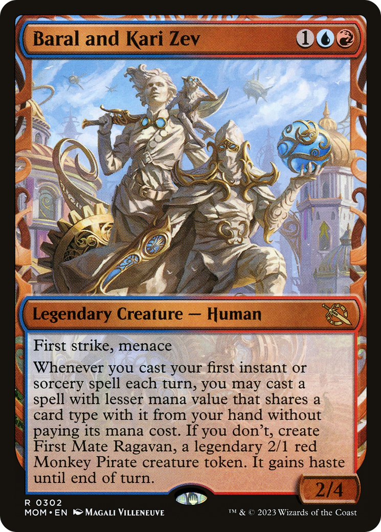 Image of Baral and Kari Zev (Showcase) (MOM-302) - March of the Machine: (Showcase)