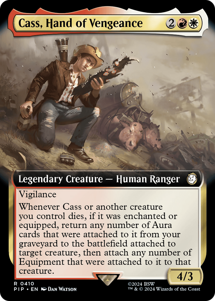 Image of Cass, Hand of Vengeance (Extended Art) (PIP-410) - Fallout: (Extended Art) Foil