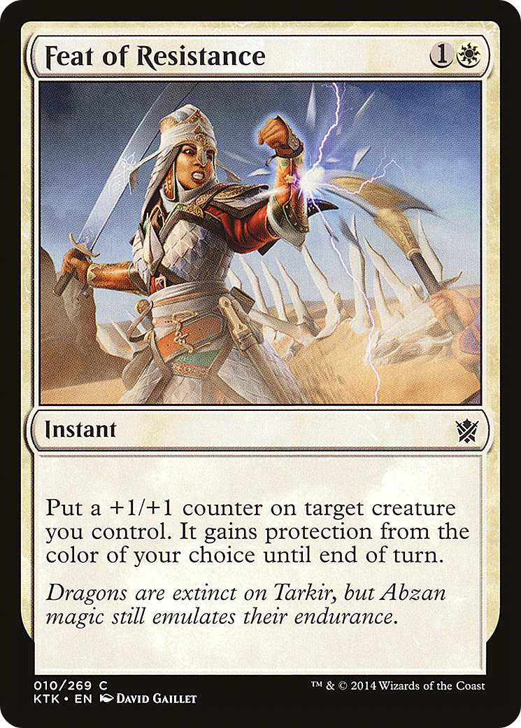 Image of Feat of Resistance (KTK-010) - Khans of Tarkir Foil