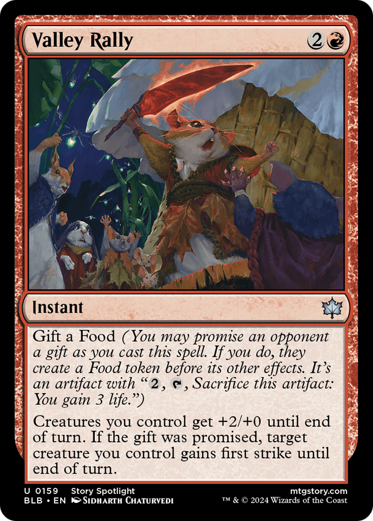 Image of Valley Rally (BLB-159) - Bloomburrow
