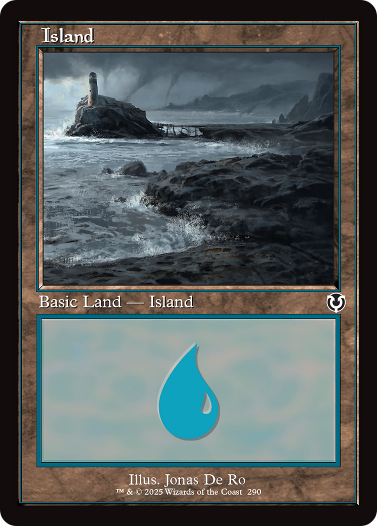 Image of Island (290) (Retro Frame) (INR-290) - Innistrad Remastered