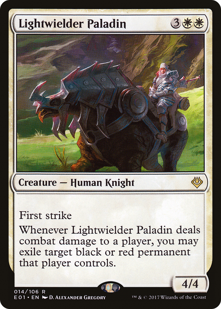 Image of Lightwielder Paladin (AC2-014) - Archenemy: Nicol Bolas