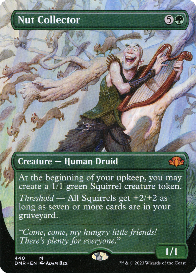 Image of Nut Collector (Borderless) (DMR-440) - Dominaria Remastered (Borderless)