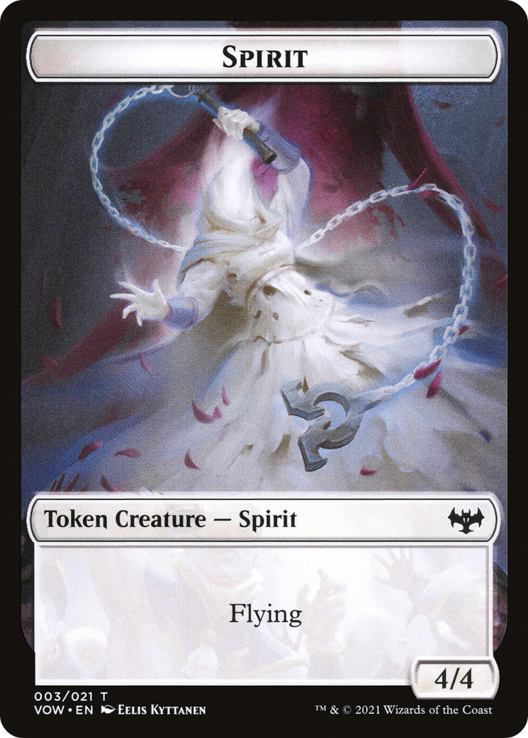 Image of Spirit (TVOW-003) - Innistrad: Crimson Vow Tokens Foil