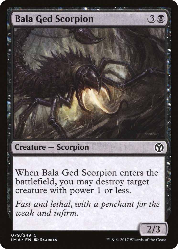 Image of Bala Ged Scorpion (IMA-079) - Iconic Masters