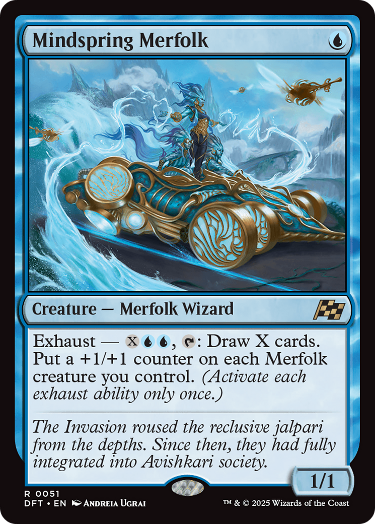 Image of Mindspring Merfolk (DFT-051) - Aetherdrift Foil