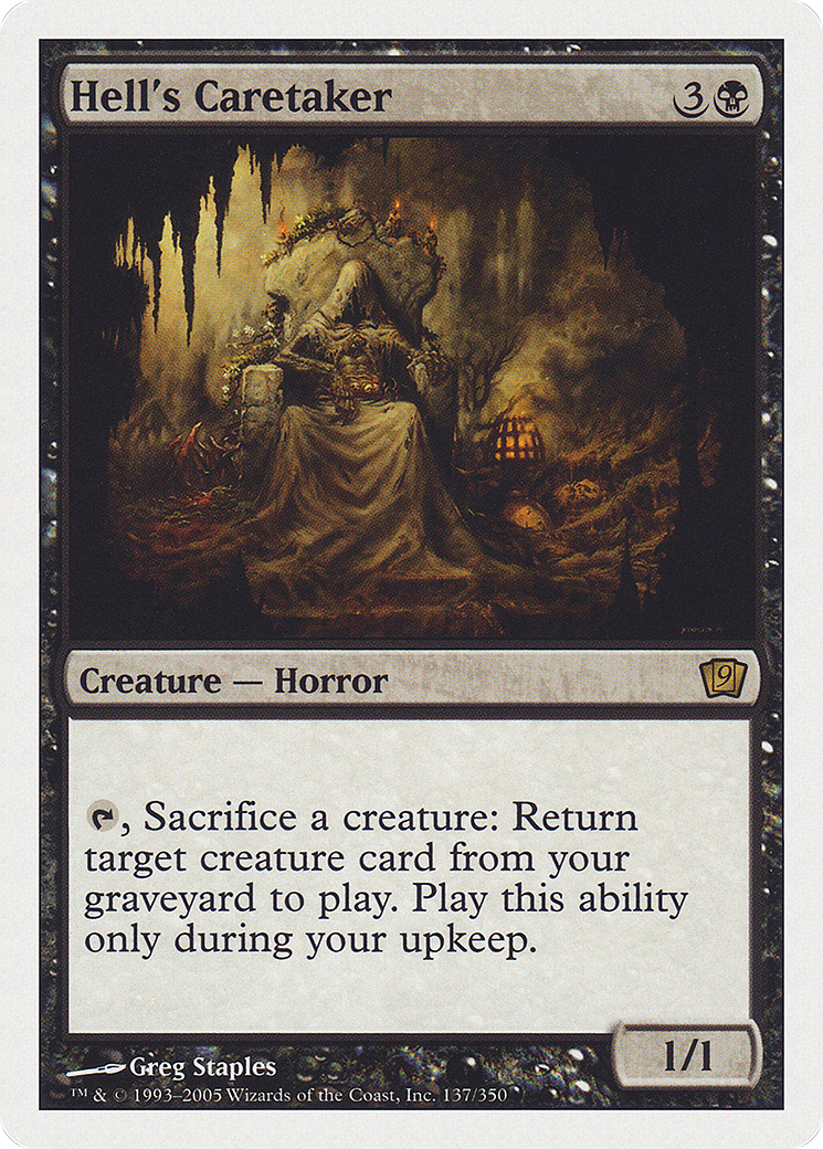 Image of Hell's Caretaker (9ED-137) - 9th Edition