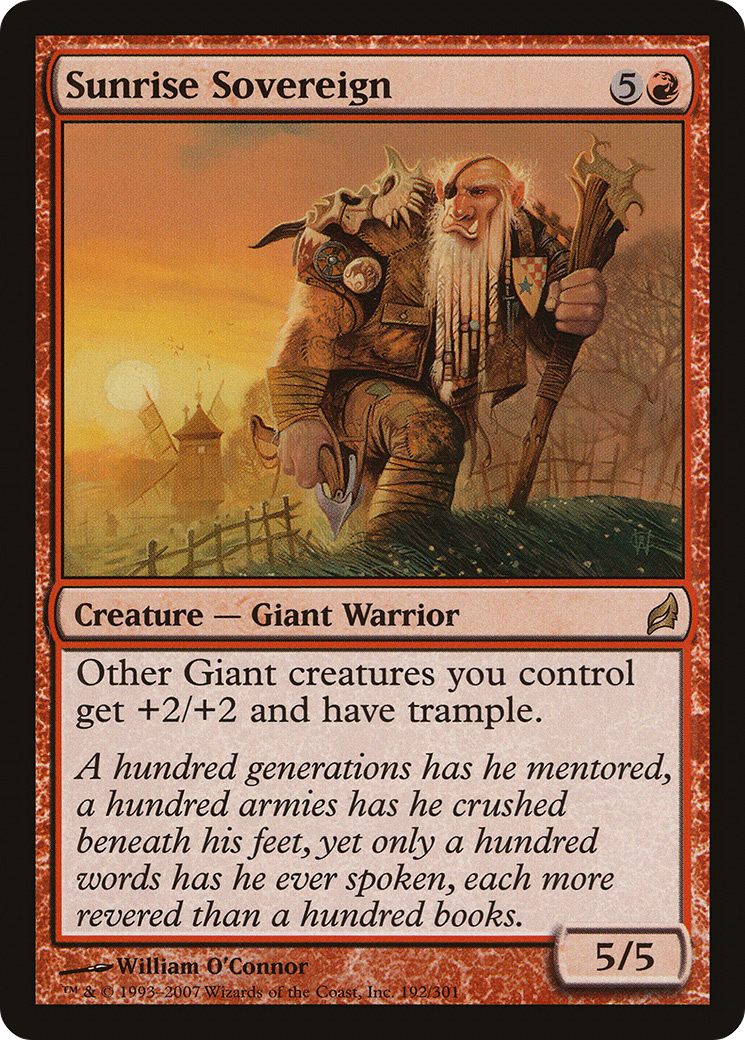 Image of Sunrise Sovereign (LRW-192) - Lorwyn Foil