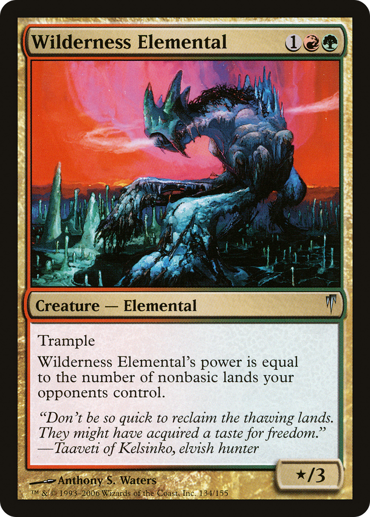 Image of Wilderness Elemental (CSP-134) - Coldsnap