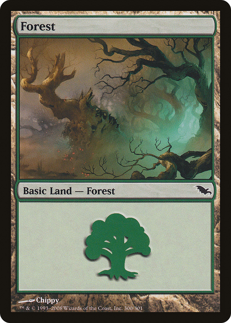 Image of Forest (300) (SHM-300) - Shadowmoor Foil