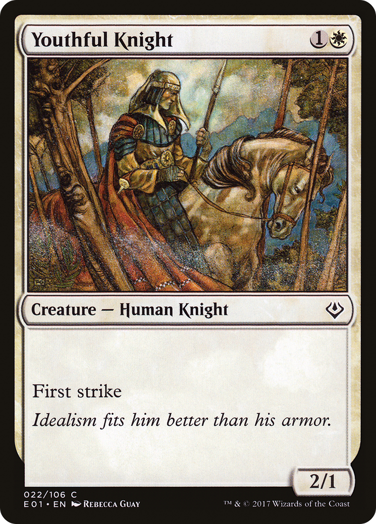 Image of Youthful Knight (AC2-022) - Archenemy: Nicol Bolas
