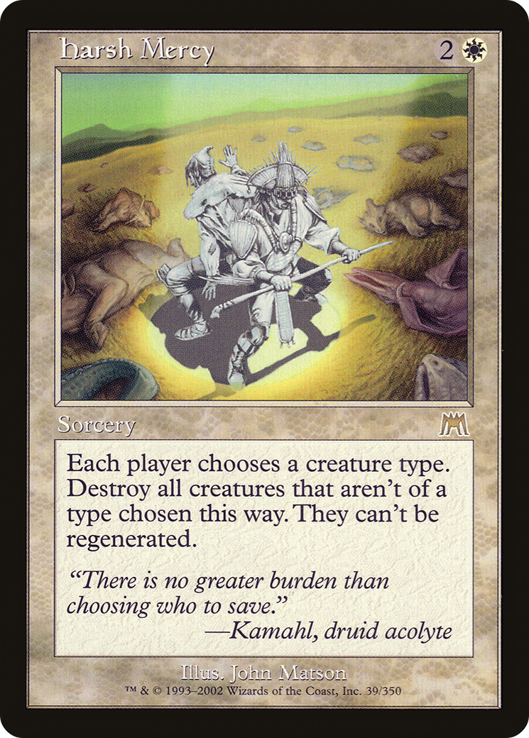 Image of Harsh Mercy (ONS-039) - Onslaught