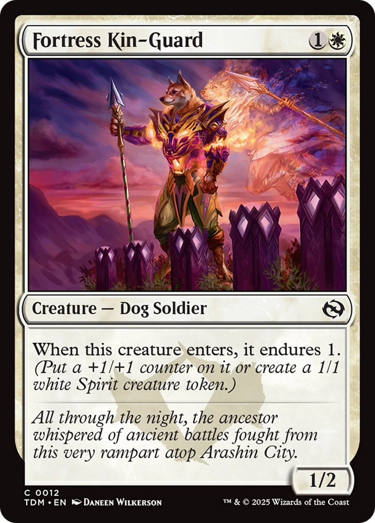 Image of Fortress Kin-Guard (TDM-012) - Tarkir: Dragonstorm