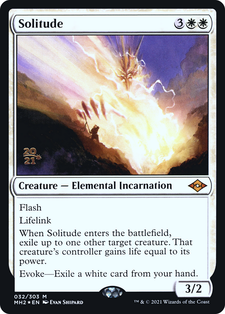 Image of Solitude (PRE-032) - Modern Horizons 2 Promos Foil