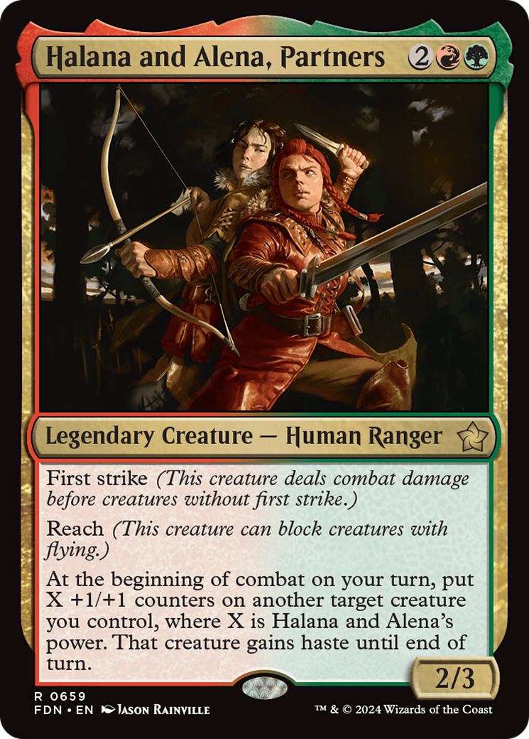 Image of Halana and Alena, Partners (FDN-659) - Foundations