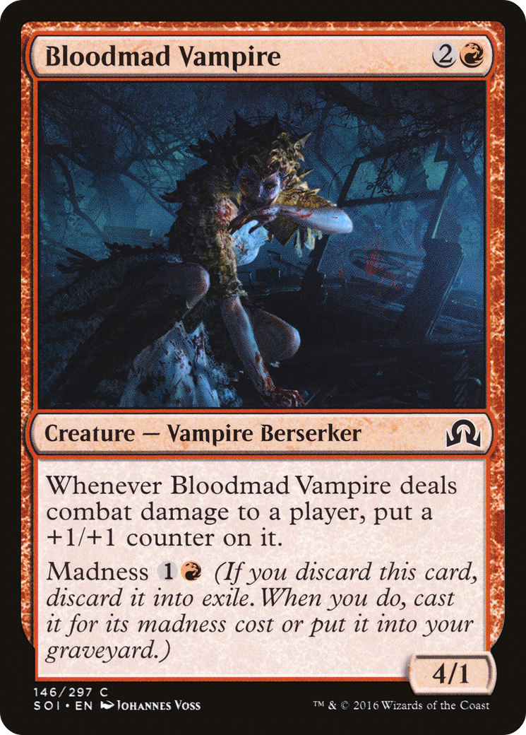 Image of Bloodmad Vampire (SOI-146) - Shadows over Innistrad Foil