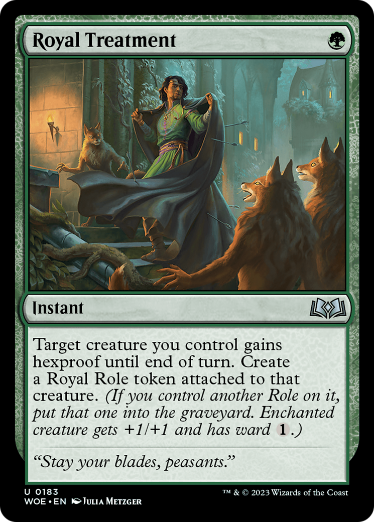 Image of Royal Treatment (WOE-183) - Wilds of Eldraine Foil