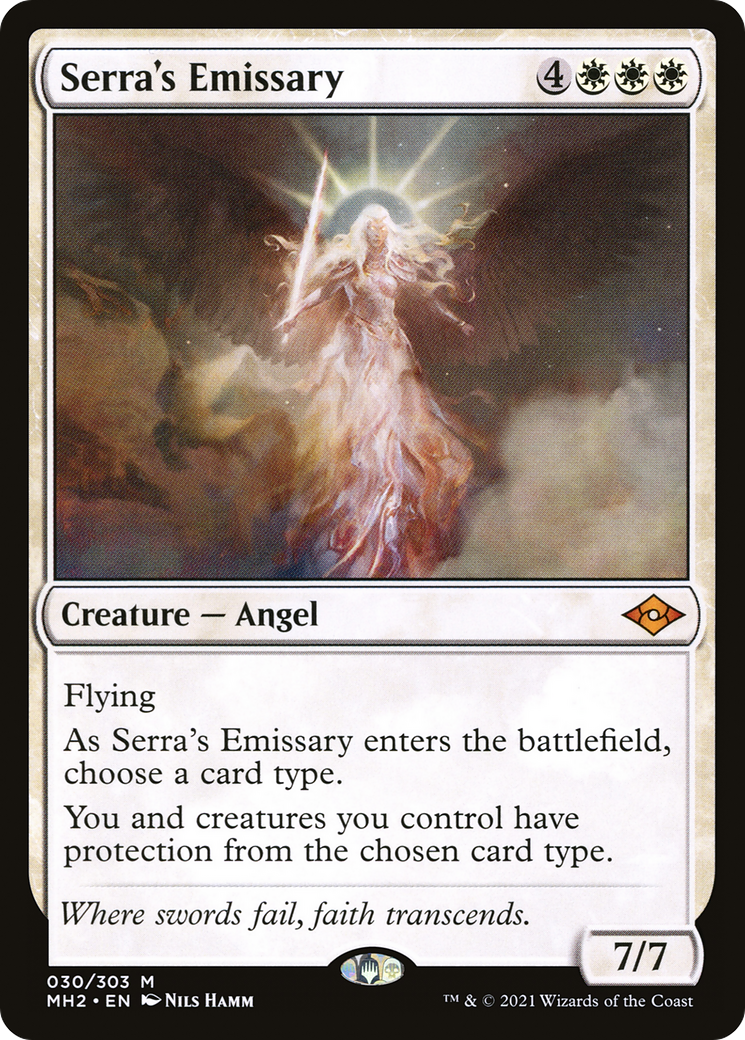 Image of Serra's Emissary (MH2-030) - Modern Horizons 2 Foil
