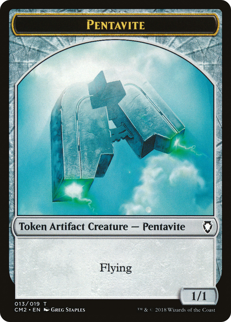 Image of Pentavite Token (CM2-013) - Commander Anthology Volume II Tokens