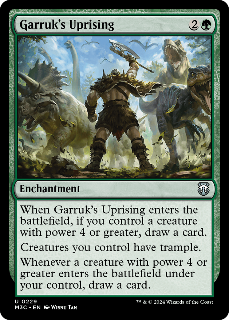Image of Garruk's Uprising (M3C-229) - Modern Horizons 3 Commander