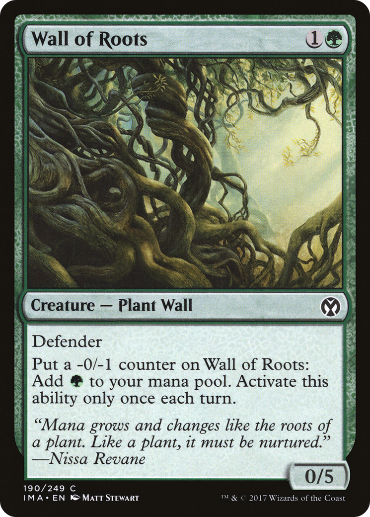 Image of Wall of Roots (IMA-190) - Iconic Masters Foil