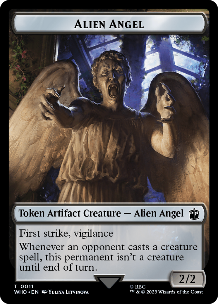 Image of Alien Angel (TWHO-011) - Doctor Who Tokens