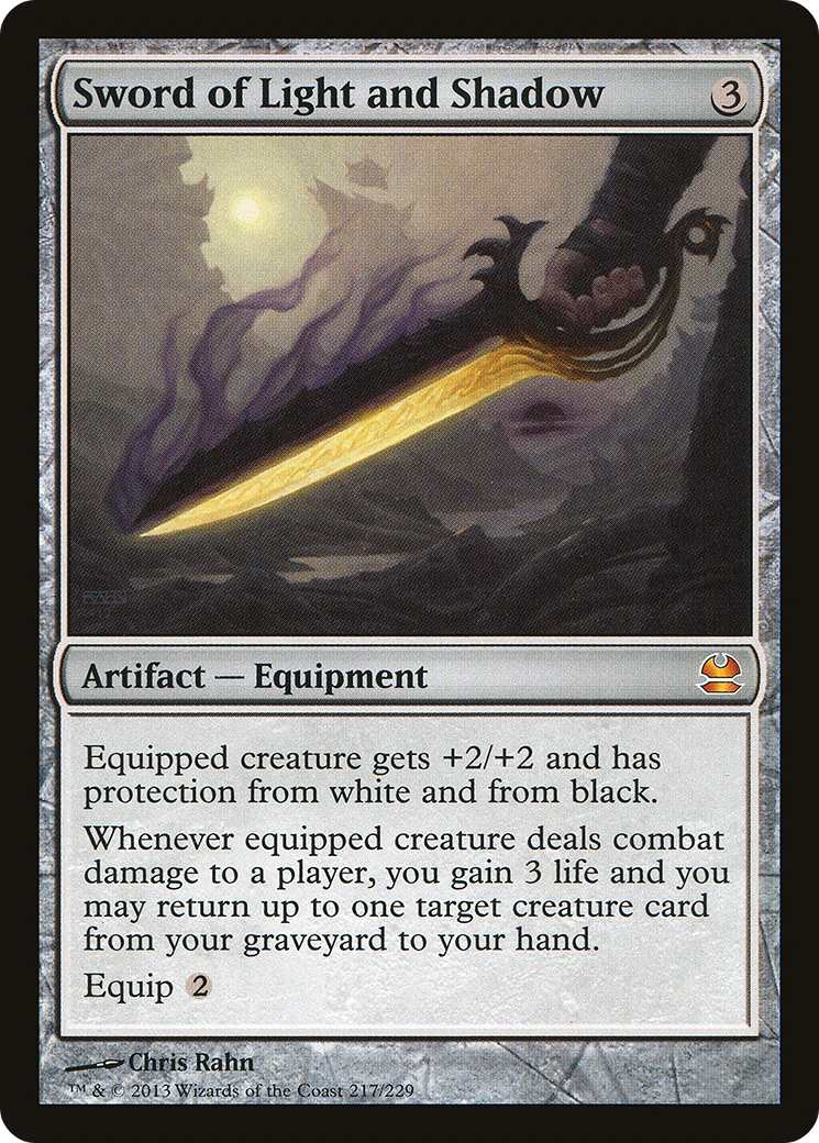 Image of Sword of Light and Shadow (MMA-217) - Modern Masters Foil