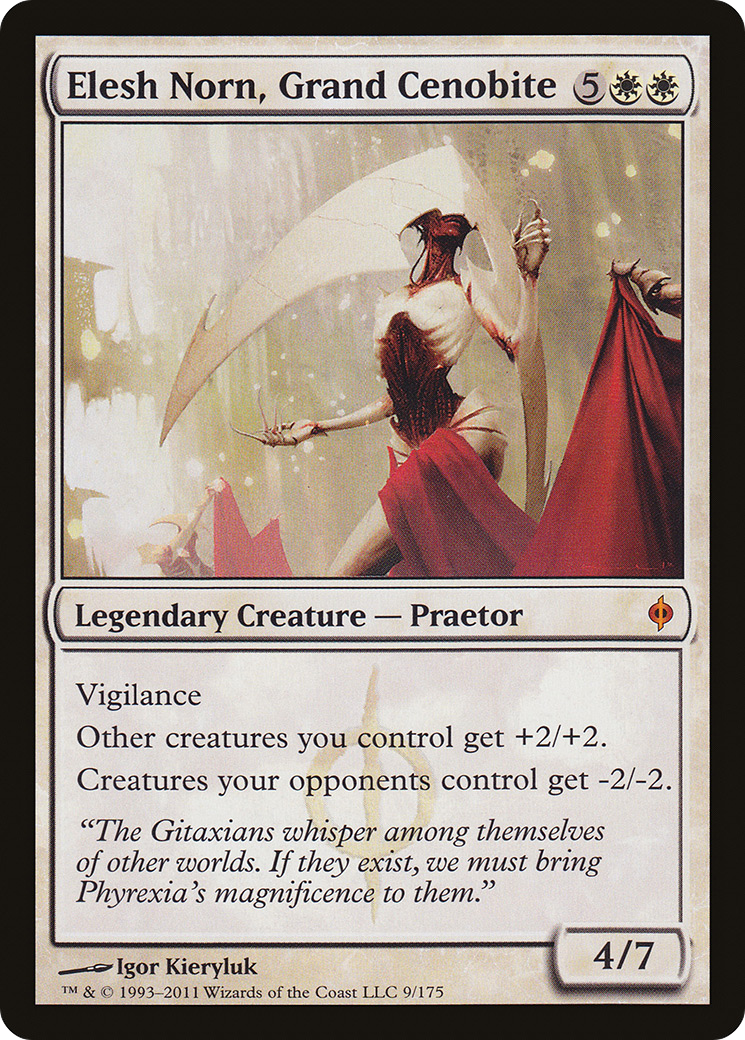 Image of Elesh Norn, Grand Cenobite (NPH-009) - New Phyrexia Foil