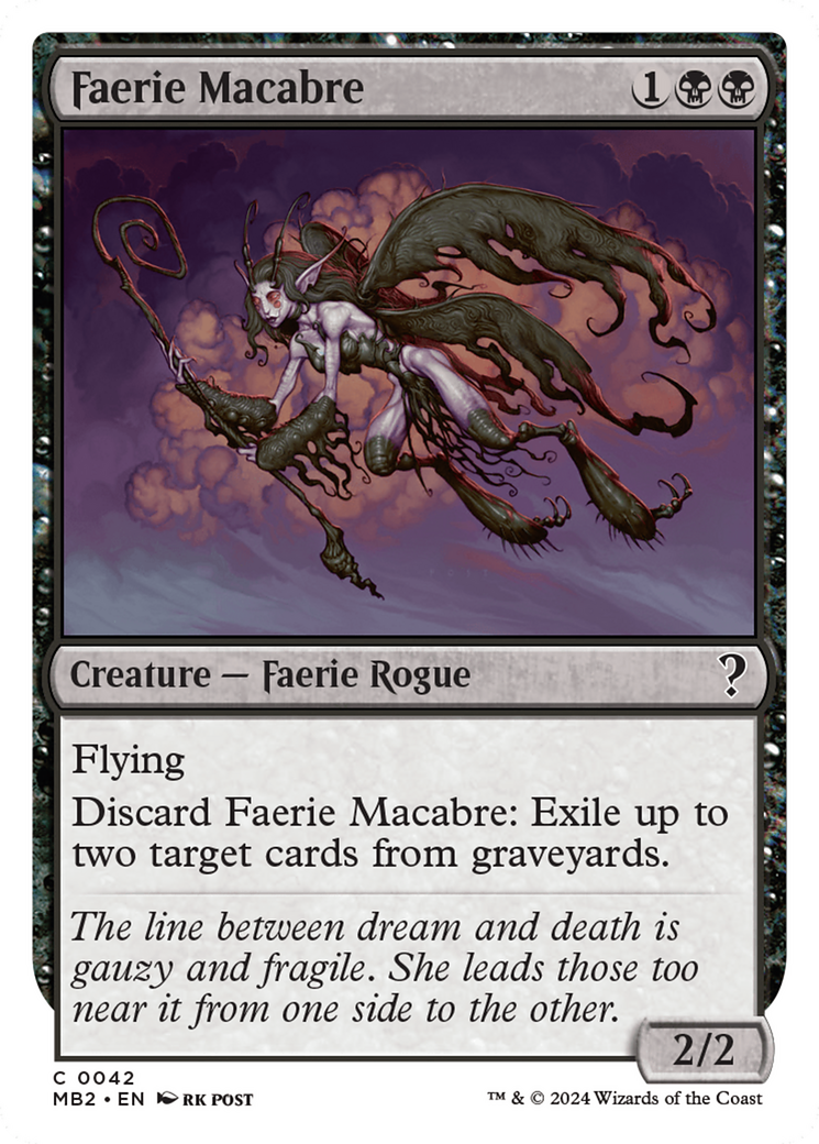 Image of Faerie Macabre (White Border) (MB2-042) - Mystery Booster 2