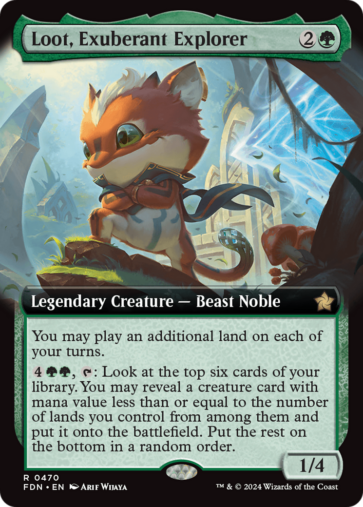Image of Loot, Exuberant Explorer (Extended Art) (FDN-470) - Foundations: (Extended Art) Foil