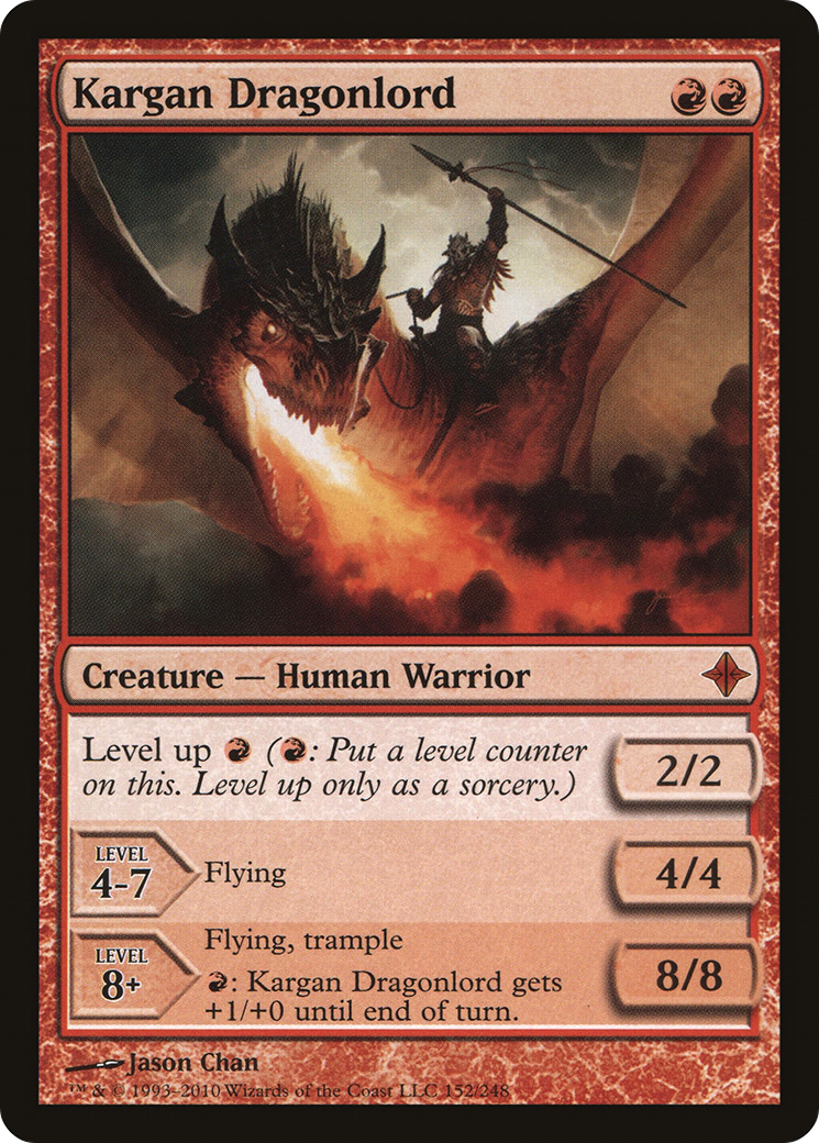 Image of Kargan Dragonlord (ROE-152) - Rise of the Eldrazi Foil