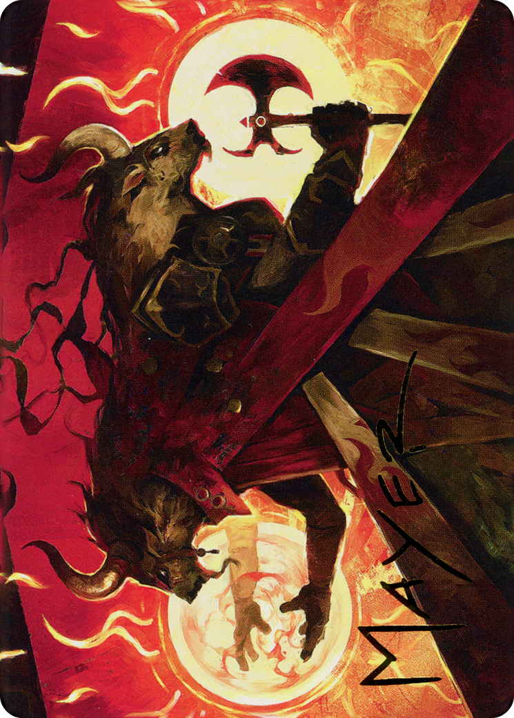 Image of Hurloon Battle Hymn // Hurloon Battle Hymn (ADMU-033) - Dominaria United Art Series (Borderless) Foil