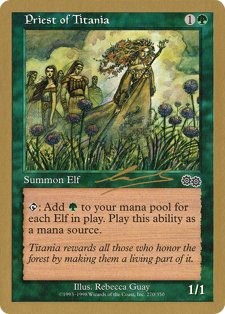 Image of Priest of Titania - 2000 Nicolas Labarre (USG) (WCD-) - World Championship Decks 2000